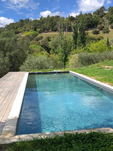 Bassin de nage à l'eau de source